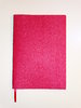 Notizbuch A4 eingeschlagen in pinken Filz