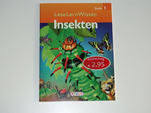 LeseLernWissen Lesestufe 1 Insekten - Schiffe und Boote - Tierkinder - Piraten Leselernbibliothek